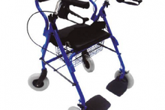 Andadera Rollator Hibrida Azul