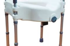 Aumento para baño con descansabrazos y soporte