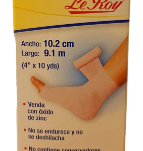 Venda con Óxido de Zinc.