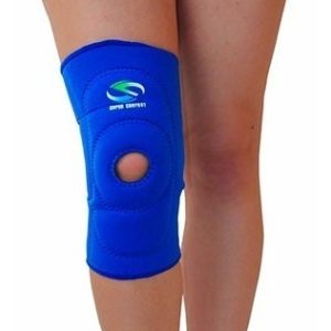 Manga para Rodilla Azul Con Orificio