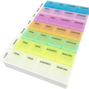 Pastillero Semanal 4 tomas al dia