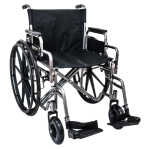 Silla de Ruedas 24 pulgadas sobrepeso
