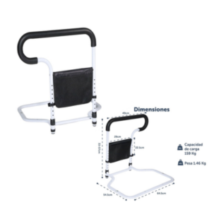 Barandal para Cama Unilateral Un Apoyo