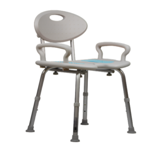 Silla Ducha Sobrepeso con Resplado y Descansabrazos Ergonomico